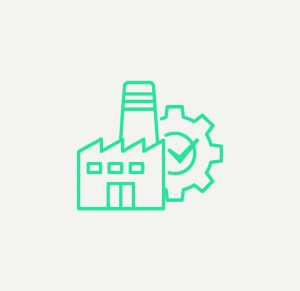 Icône représentant la maîtrise du process industriel de fabrication de la protection USB OT