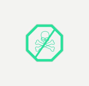 Icône représentant une attaque bloquée pour illustrer l'efficacité de la protection USB OT