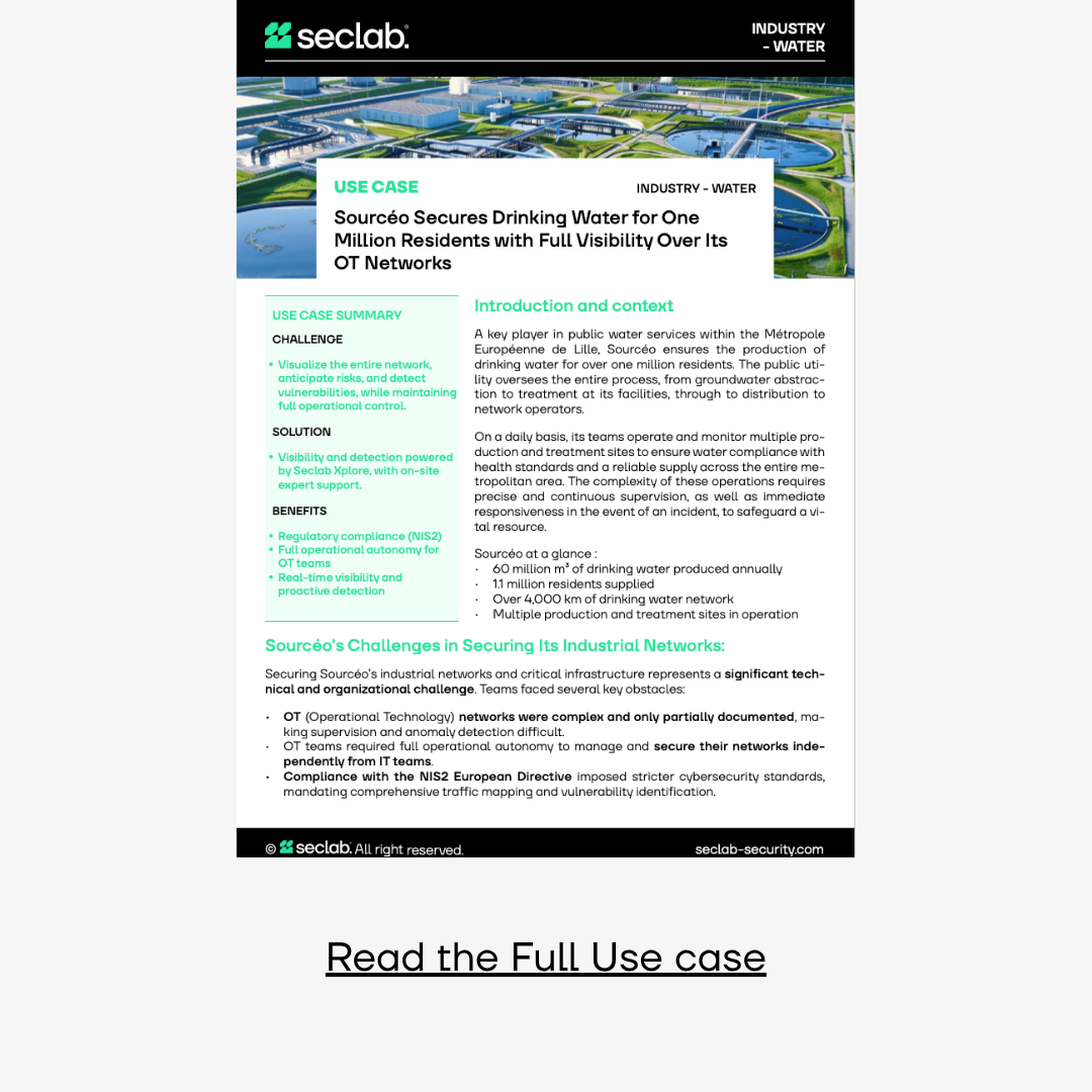 Use Case - Sourcéo - Seclab Xplore