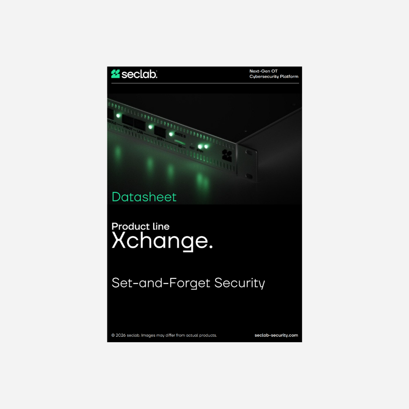 Link to the Seclab Xchange product datasheet for OT network segmentation