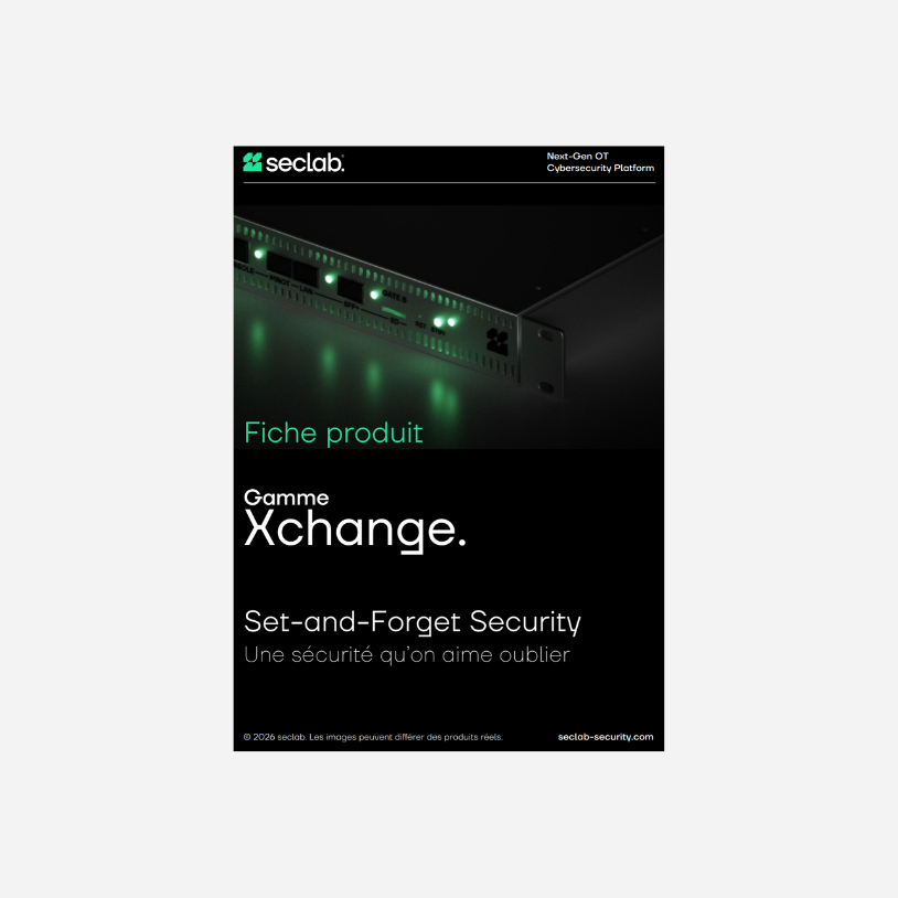  Lien vers la fiche produit de Seclab Xchange pour la segmentation réseau OT
